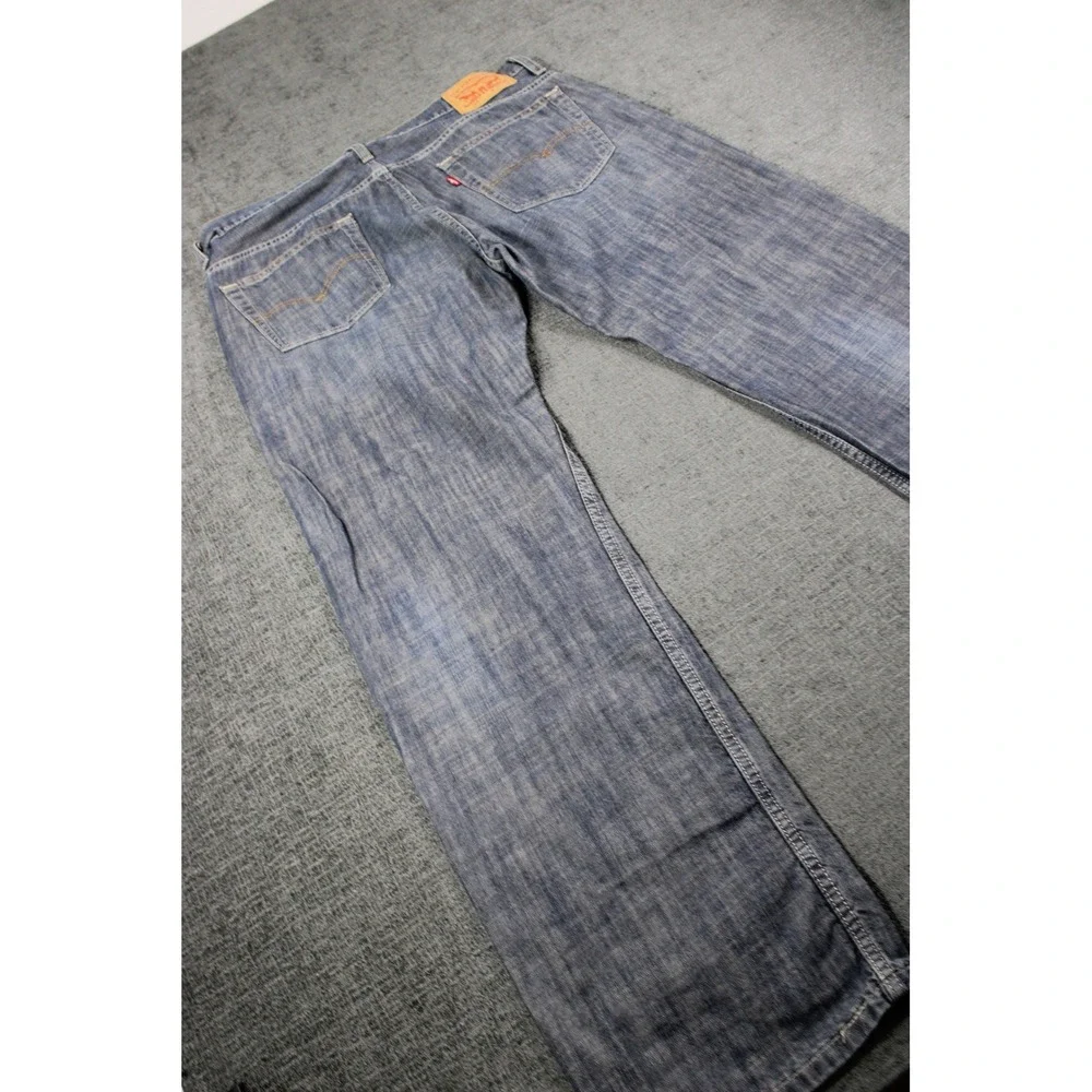 Levis 569 Loose Straight Leg Jeans Mens 34x32 Blue Denim Relaxed Fit Pants